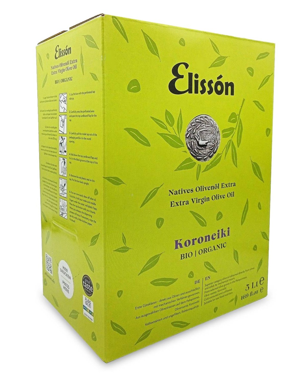 Elisson Bio Olivenöl nativ extra 5l